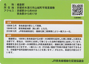 ＪＲ奈良線カード