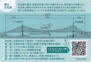 安芸灘大橋　とびしま海道橋カード