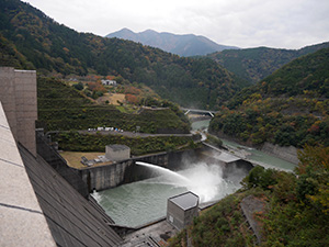 長島ダム　ダム印