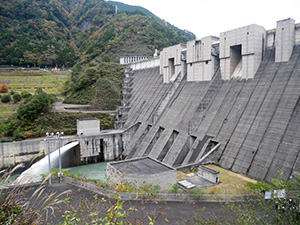 長島ダム　ダム印