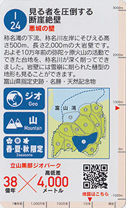 立山黒部ジオカード　Ｉ（立山）エリア
